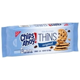 (3 pack) CHIPS AHOY! Thins Original Thin and Crispy Fudgy Chocolate Chip Cookies, 7 oz