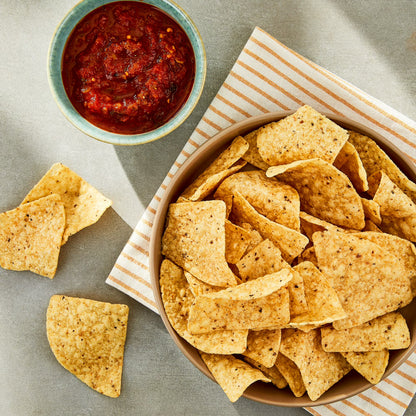 Great Value Restaurant Style Lightly Salted White Corn Tortilla Chips, 13 oz