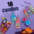 Halloween Ring Pops, Juicy Drop, Baby Bottle, Push, Assorted Flavor Lollipops, Variety Pack, 12.4 oz, 18 Count Box