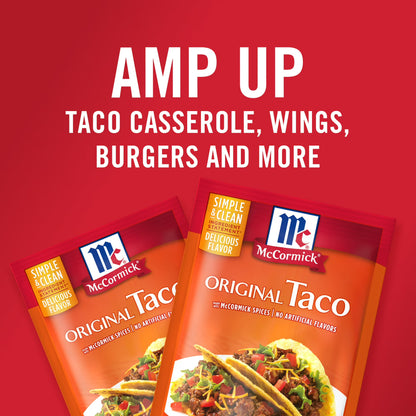 McCormick Original Taco Seasoning Mix, 1.0 oz Packet