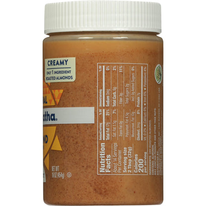 MaraNatha Natural Creamy Almond Butter, 16 oz