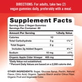 Nature's Truth Apple Cider Vinegar Gummies, 400 mg 120 ct.