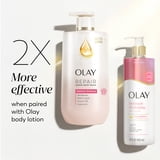Olay Intensely Hydrating Body Wash, Hyaluronic Serum Complex, 28 fl oz