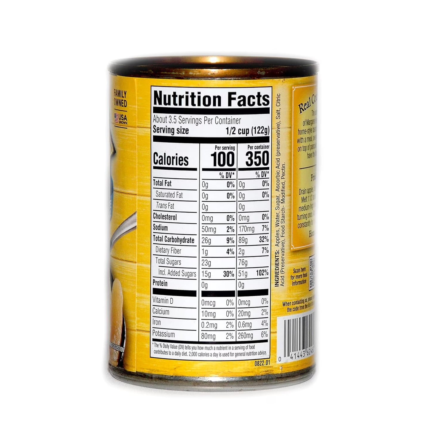 Margaret Holmes Fried Apples, 14.5 oz Cans, Pack of 2