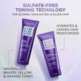 L'Oreal Paris EverPure Sulfate Free Purple Conditioner, Squeeze Bottle, 23 fl oz