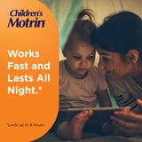 Children’s Motrin Dye-Free, Oral Suspension Liquid, Ibuprofen, Pain Reliever, Berry Flavor 8 Fl oz