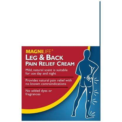 (2 pack) MagniLife Leg & Back Pain Relief Cream, for Fast Relief of Lower Back, Buttocks & Leg Pain, 4 oz