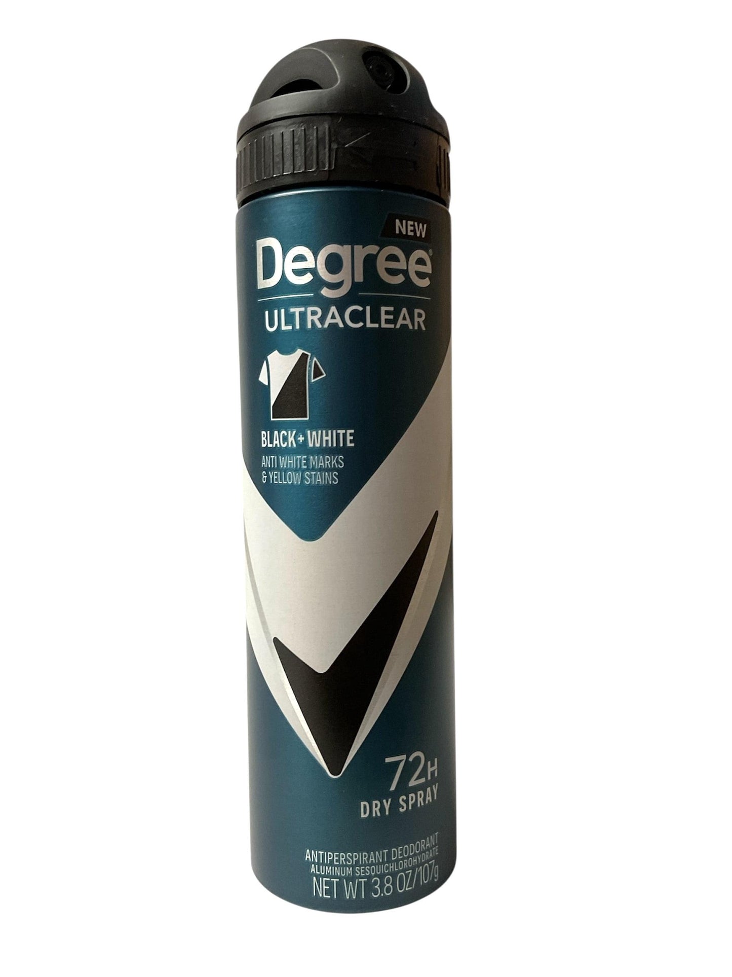 Degree Men Antiperspirant Deodorant Dry Spray 72 Hour Sweat & Odor Protection Black+White, 3.8 oz