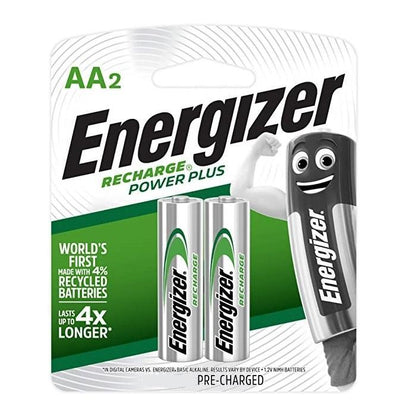 Energizer Aa Rechargeable Nimh Battery, 2 Pieces
