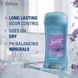 Secret Fresh Antiperspirant Deodorant, Clear Gel, Lavender, 2.6 oz, Twin Pack