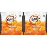 Goldfish Cheddar Cheese Crackers, Snack Packs, 1 oz, 12 Count Multi-Pack Tray