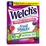 (8 pack) Welch's Fruit Snacks Gluten-Free Berries 'N Cherries Kids Snacks, Soft Snacks, 0.8 oz, 10 Count