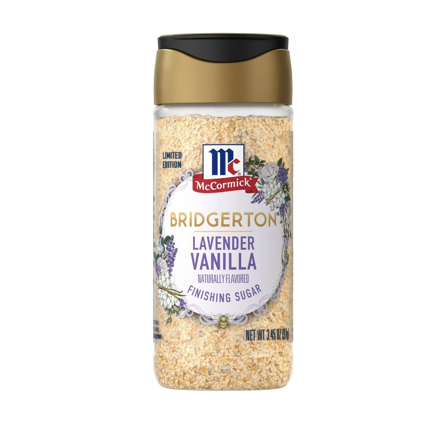 3 Limited Edition Bridgerton Lady Whistledown McCormick Finishing Sugars