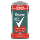 Degree Men Original Deodorant 48-Hour Odor Protection Intense Sport Deodorant For Men 3 oz Twin