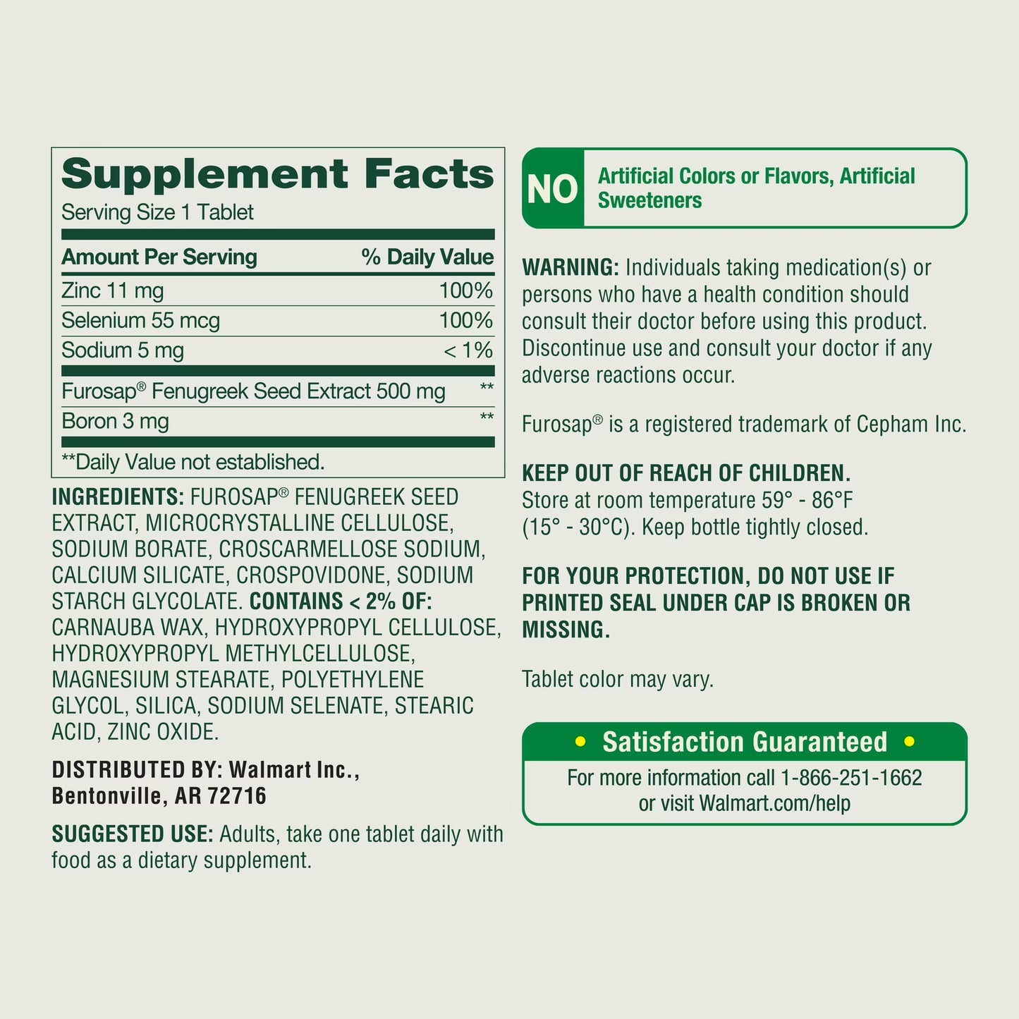 Spring Valley Men's Ultimate Sexual Health & Testosterone for Men's Health Tablets, 30 Count