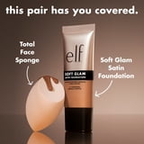 e.l.f. Soft Glam Satin Foundation, 25 Light Neutral, 1 fl oz