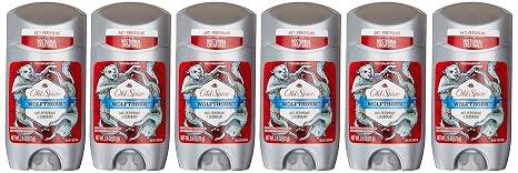 Old Spice Anti-Perspirant 2.6 Ounce Wolfthorn Solid (76ml) (6 Pack)