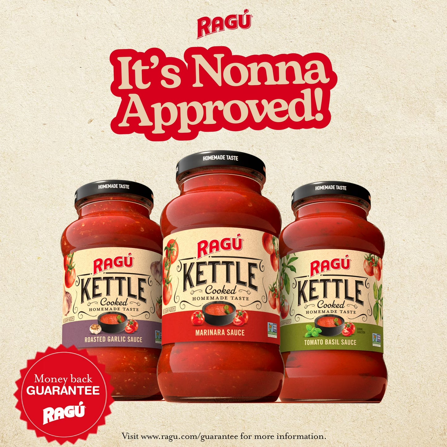 RAGU Kettle Cooked Roasted Garlic Pasta Sauce, 24 oz