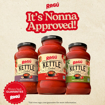 RAGU Kettle Cooked Roasted Garlic Pasta Sauce, 24 oz