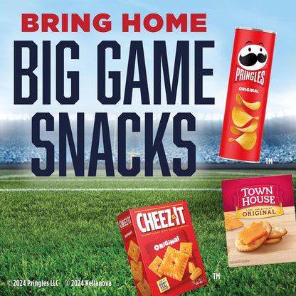 Cheez-It Cheese Crackers, Baked Snack Crackers, Lunch Snacks, Original, 21oz Box (1 Box) (Pack of 2)