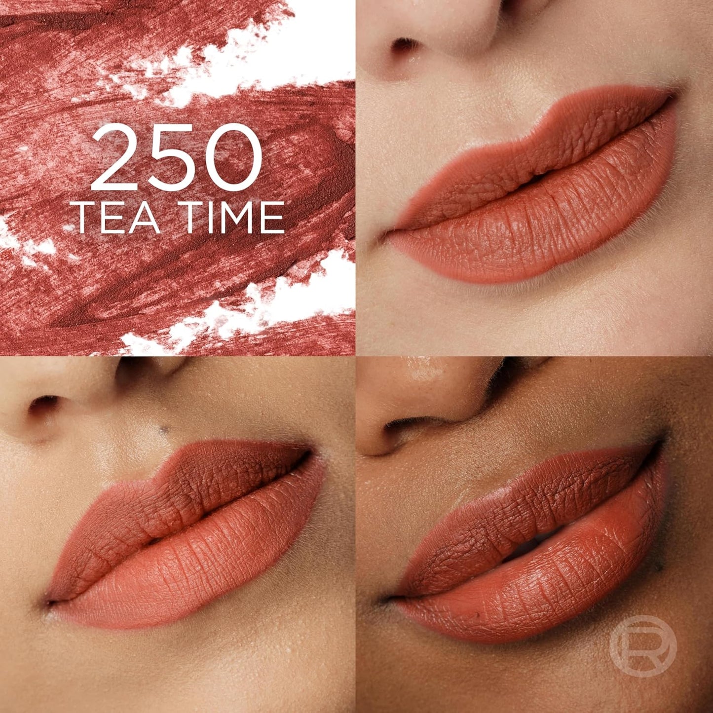 L'Oreal Paris Blurfiller Lip Liner, Lightweight, Buildable, and Sculpting Lip Pencil, Line, Define, and Contour for Fuller-Looking Lips, Tea Time, 0.21 oz