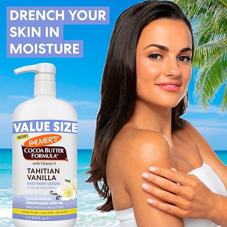 Palmer's Tahitian Vanilla Body Lotion with Cocoa Butter (33.8 Fl Oz)