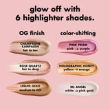e.l.f. Halo Glow Highlight Beauty Wand, Champagne Campaign, 0.33 fl oz