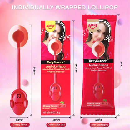 AMOS Music Lollipop Suckers Lollipop Fat Free Singing Lollipop, Creative Gift Party