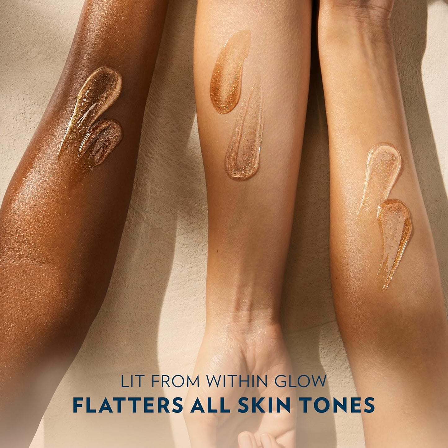 Vaseline Glazed and Glisten Golden Hour Body Gel Oil Glow Vanilla Cocoa Shimmering with Ultra-Hydrating Lipids and 100% Pure Cocoa Butter, 6.8 Oz (Pack of 6)