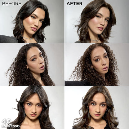 L'Oreal Paris Feria Multi-Faceted Shimmering Permanent Hair Color, 40 Espresso, Pack of 1 Hair Dye Kit