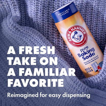 Arm & Hammer Pure Baking Soda Shaker - 12 Oz - (Pack of 6)