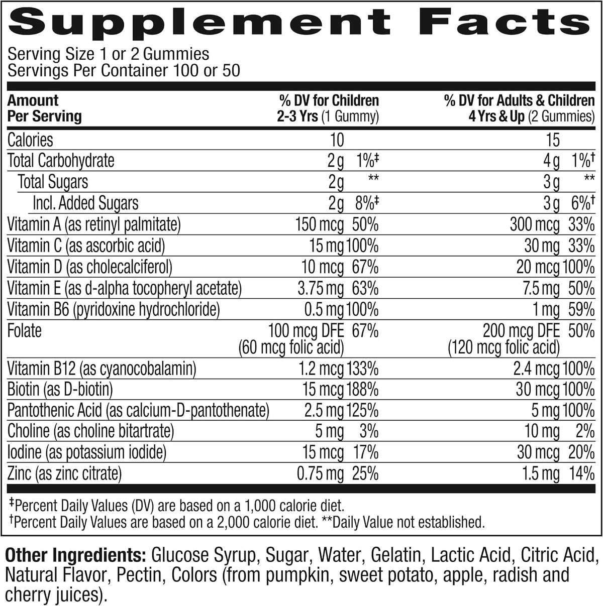 OLLY Kids Multi Gummy Worms, Overall Wellness & Immune Support - 100 Count
