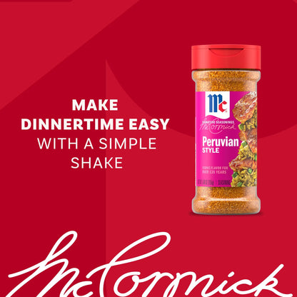 McCormick Peruvian Style Seasoning, 5.48 oz Bottle