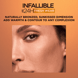 L'Oreal Paris Infallible Soft Matte Bronzer, Medium, 0.31 oz