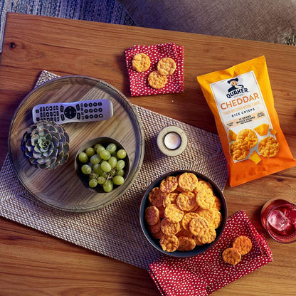 Quaker Rice Crisps, 4 Flavor Spicy and Savory Variety Mix, 15 count