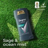 Degree Men Antiperspirant Deodorant 72-Hour Sweat and Odor Protection Sage & Ocean Mist Antiperspirant For Men With Body Heat Activated Technology, 2.6 oz