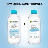 Garnier SkinActive Micellar Cleansing Water All in 1 Waterproof Makeup Remover, Face Cleanser, 13.5 fl oz