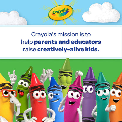 Crayola Ultra- Clean Washable Stampers Markers, 10Pc/Package