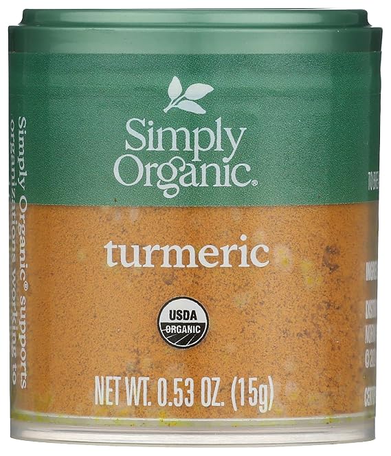 Simply Organic, Mini Ground Turmeric, .53 oz