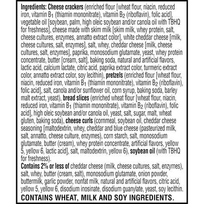 Cheez-It Snack Mix, Lunch Snacks, Double Cheese (6 Pouches)