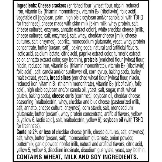 Cheez-It Snack Mix, Lunch Snacks, Double Cheese (6 Pouches)