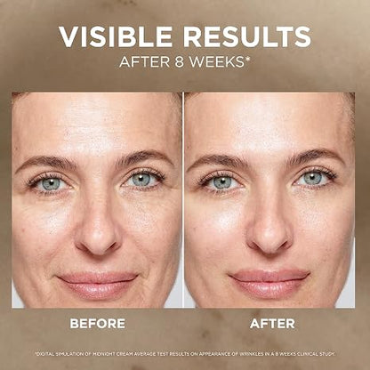 L’Oreal Paris Age Perfect Anti-Aging Midnight Face Cream + Midnight Eye Cream, Smooths Wrinkles & Reduces 8 signs of Eye-Aging + Face Cream Face Serum Samples