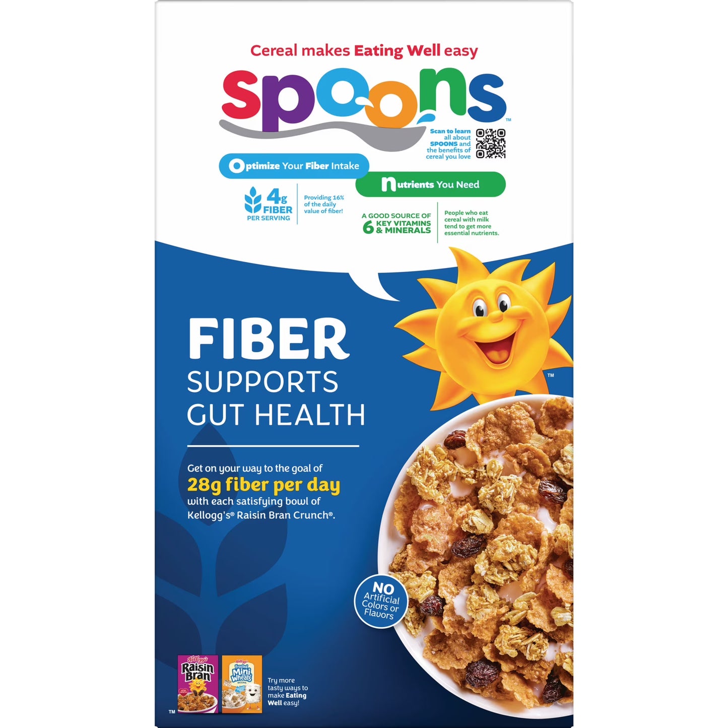 Kellogg's Raisin Bran Crunch Breakfast Cereal, Good Source of Fiber, Mega Size, 26.7 oz
