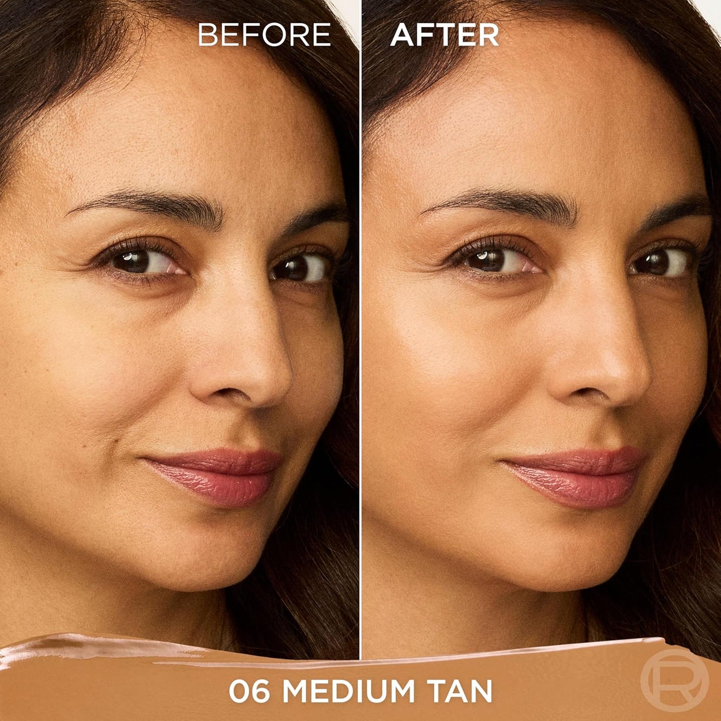 L'Oreal Paris True Match Hyaluron Tinted Balm Foundation, Skincare Foundation with Light to Medium Radiant Coverage, Minimizes Wrinkles and Fine Lines, Non-Comedogenic Formula, Medium Tan 6