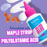 NYX Professional Makeup The Face Glue Primer with Polyglutamic Acid and Maple Syrup, 1.18 fl oz