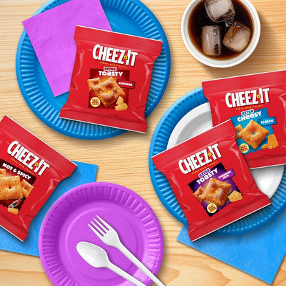 Cheez-It Variety Pack Baked Snack Crackers, Lunch Snacks (20 Packs)