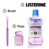 Listerine Total Care Alcohol-Free Mild Mouthwash/Mouth Rinse, Mild Mint, 33.8 fl. oz/1L