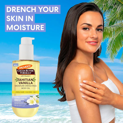Palmer's Tahitian Vanilla Body Oil, Cocoa Butter Formula (6.5 Fl Oz)