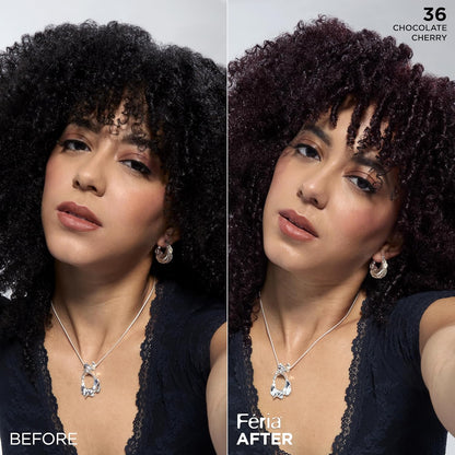L'Oreal Paris Feria Multi-Faceted Shimmering Permanent Hair Color, Chocolate Cherry, Hair Dye Kit, Pack of 2