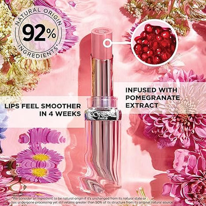 L'Oreal Paris Glow Paradise Hydrating Balm-in-Lipstick with Pomegranate Extract, Blush Fantasy, 0.1 Oz